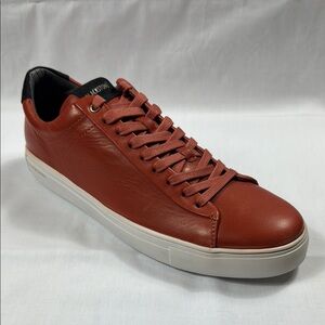 Blackstone Men's Red Leather Sneakers
